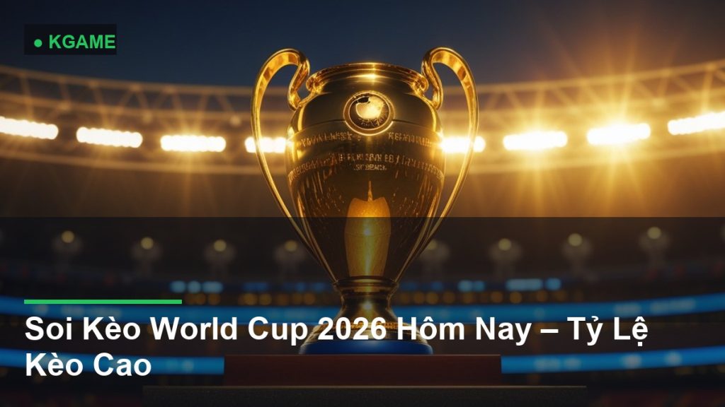 Soi Kèo World Cup 2026 Hôm Nay – Tỷ Lệ Kèo Cao
